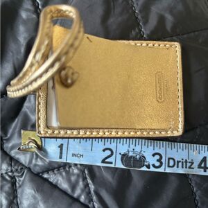 Coach Luggage Tag name tag travel baggage carry on. Luggage tickets